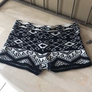 Sweater style shorts